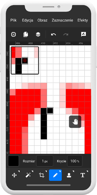 Edycja na poziomie pikseli