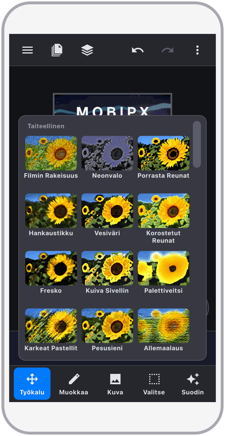 Rikkaat suodattimet